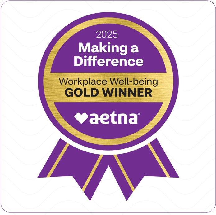 Aetna Gold Wellness Award — 2025